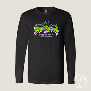 New Life Praise Center LONG Sleeve YOUTH JESUS FREAKS T-shirt