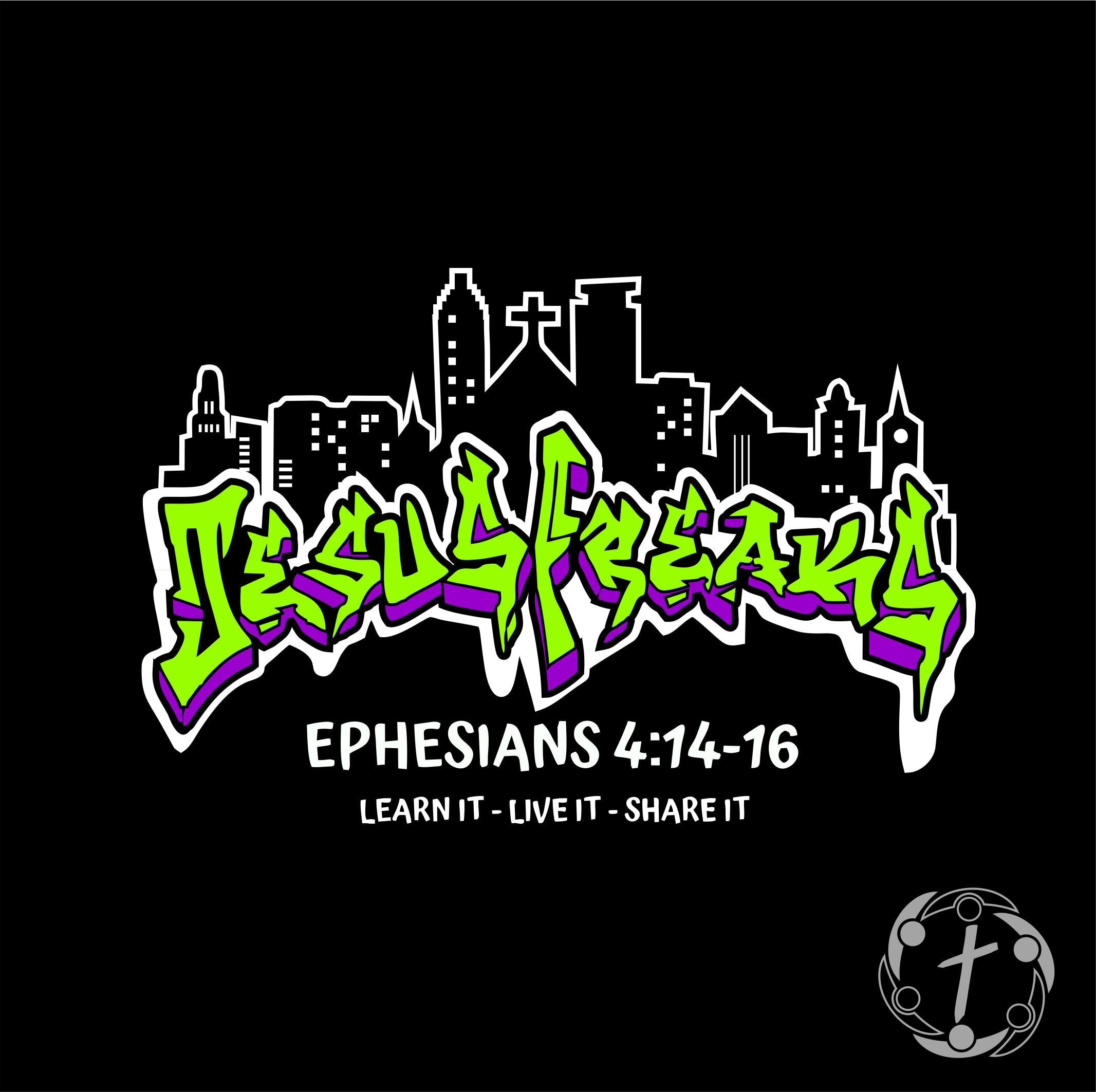 New Life Praise Center LONG Sleeve YOUTH JESUS FREAKS T-shirt